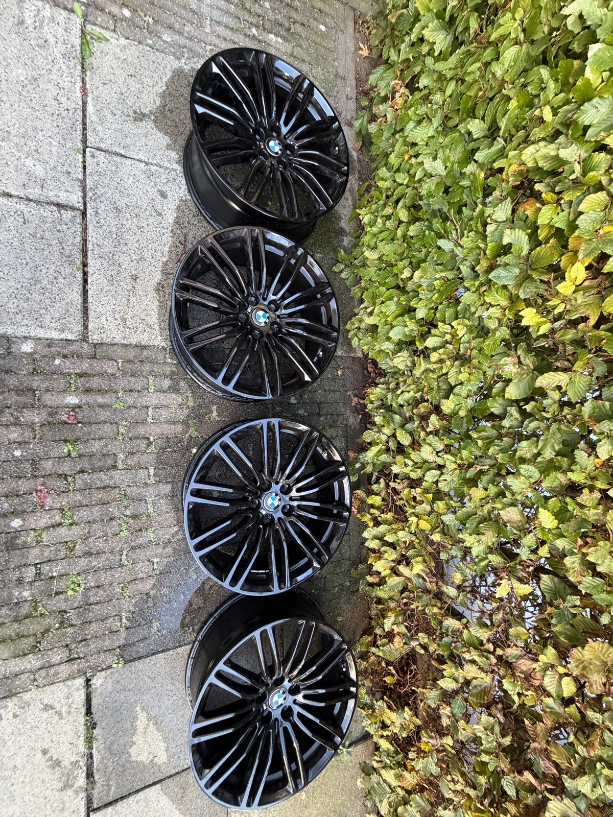 Originele BMW 5-serie G30/G31 Velgen 19 inch Zwart, Gebruikt, Velg(en), 235 mm, Zomerbanden