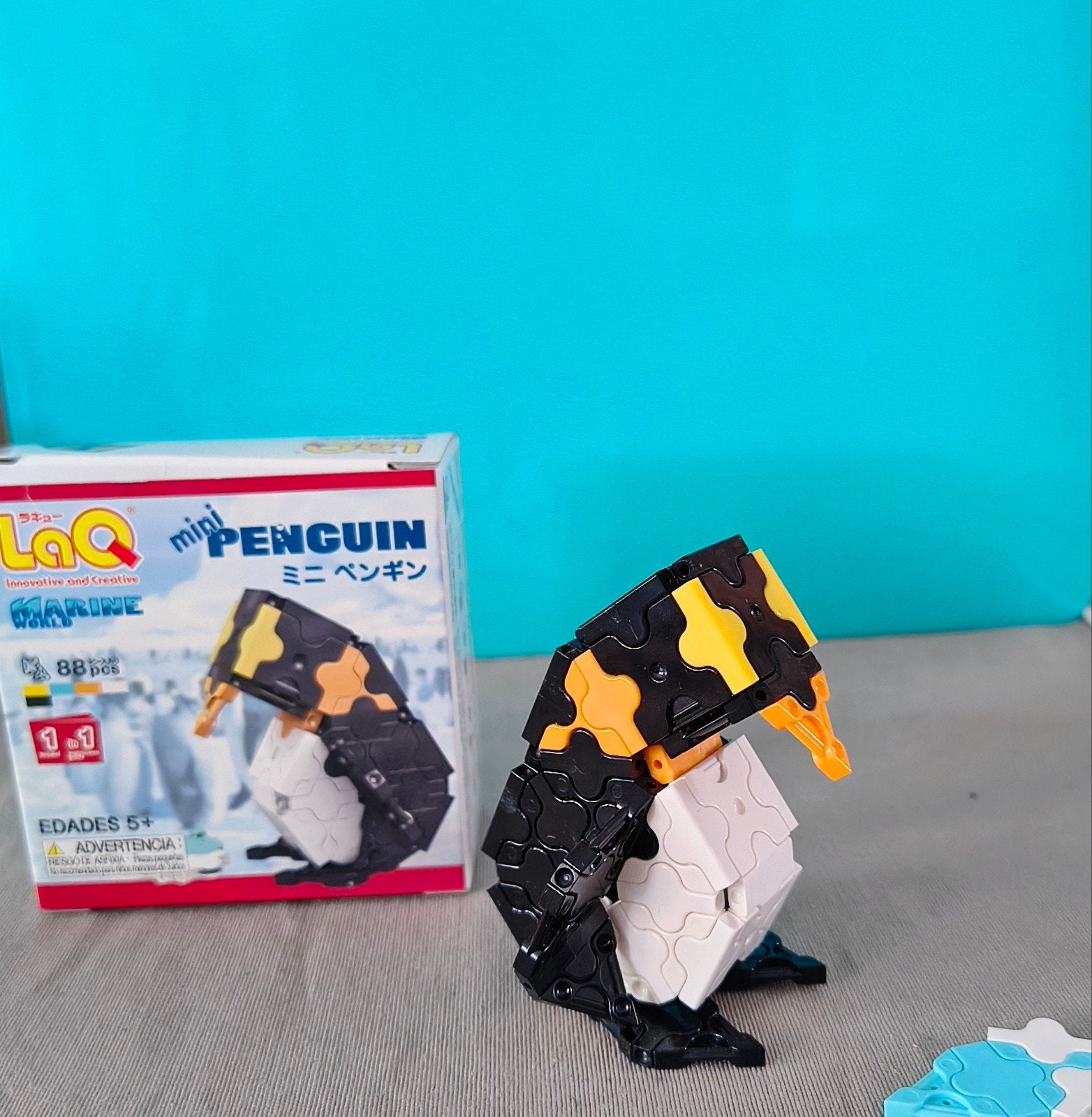 Leuke LaQ mini Pinguin bouwset z.g.a.n., Kinderen en Baby's, Ophalen of Verzenden, Bouwen