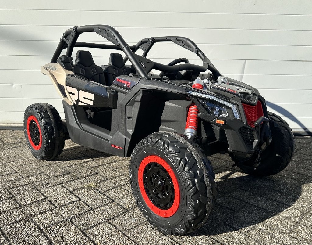 CAN-AM Maverick buggy 24V 2 pers Oranje - RC - MP4 Touch NI, Kinderen en Baby's, Speelgoed | Buiten | Accuvoertuigen, Ophalen of Verzenden