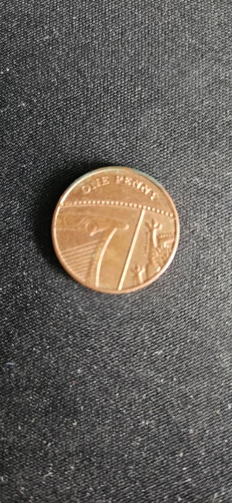 Britse One Penny munt 2011, Ophalen of Verzenden, Overige landen, Losse munt