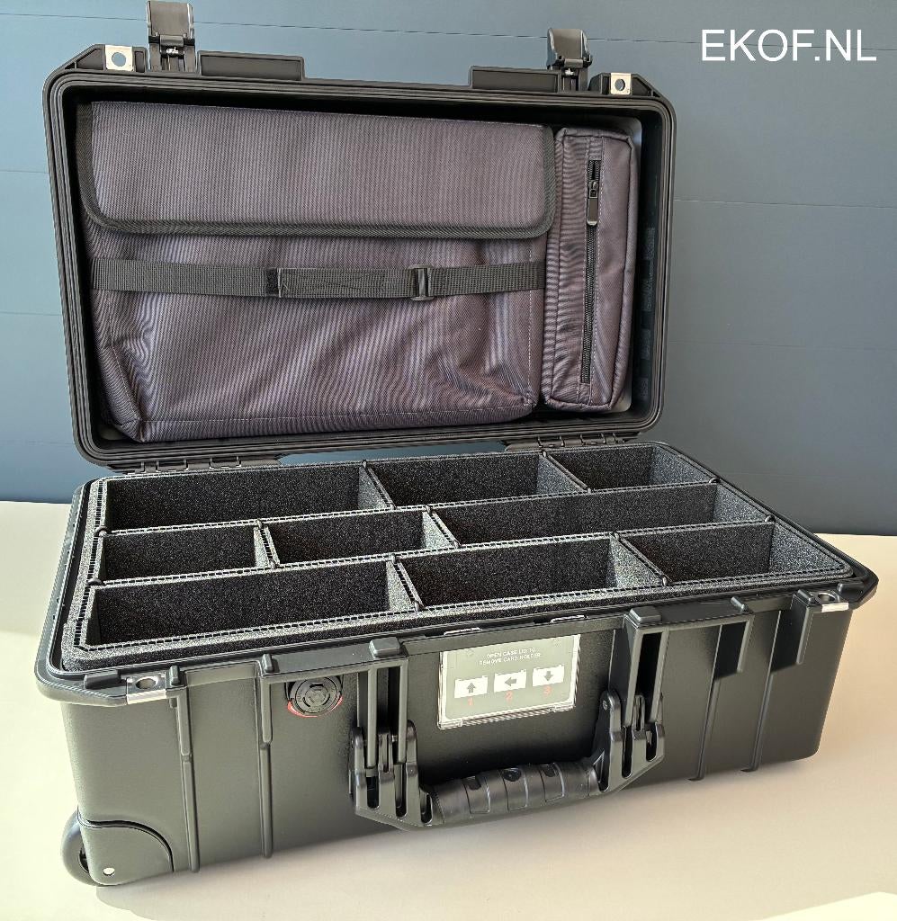 AKTIE ZWARTE PELI AIR CASE 1535 MET Trolley, Trekpak en Lid, Ophalen of Verzenden, Nieuw, Overige typen, Overige merken