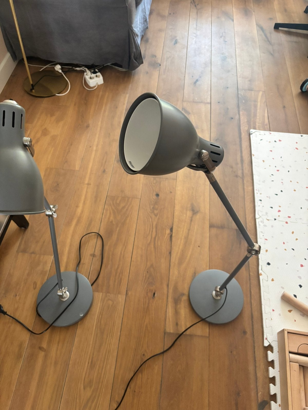 Twee grote bureaulampen Ikea Arod, Ophalen, Zo goed als nieuw