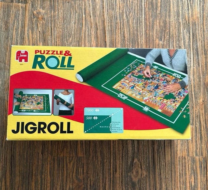 Jumbo Jigroll Puzzelmat op rolbaar, Ophalen of Verzenden, 500 t/m 1500 stukjes, Zo goed als nieuw, Legpuzzel