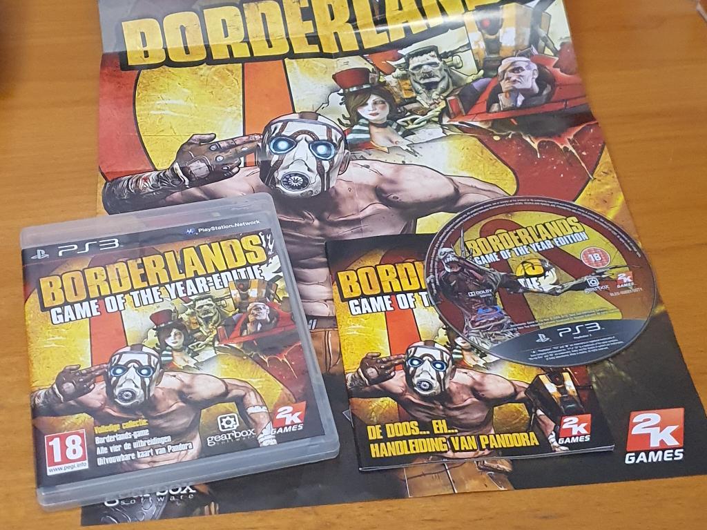 PS3 | Borderlands [game of the year edition] + POSTER, Gebruikt, Vanaf 18 jaar, Shooter, 1 speler