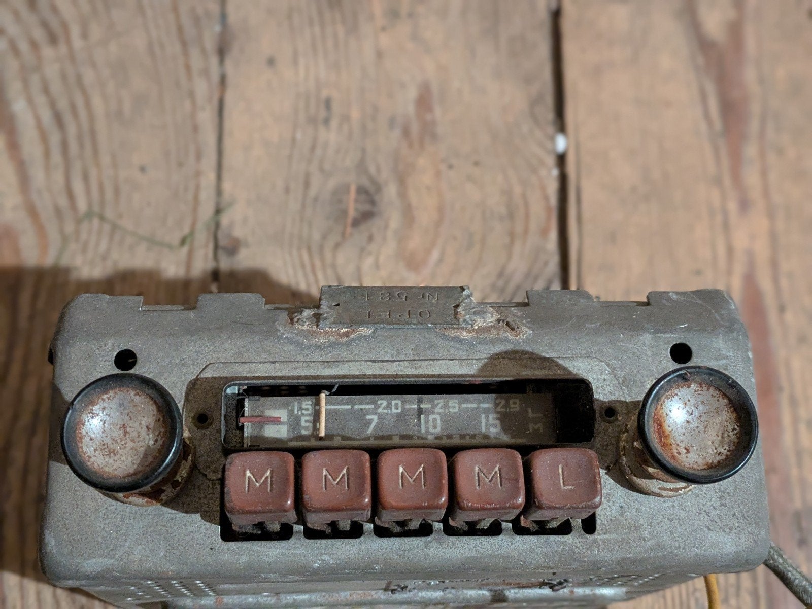 Autoradio Jaren 50 Blaupunkt Radio Vintage Oldtimer Radio, Ophalen of Verzenden, Gebruikt