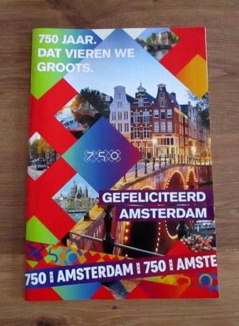 Magazine 750 jaar Amsterdam. Dat vieren we groots., Ophalen of Verzenden, Nieuw