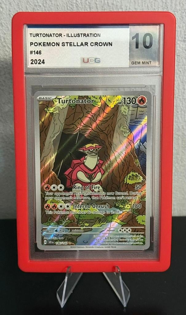 Pokémon Turtonator #146 UCG 10, Verzenden, Nieuw