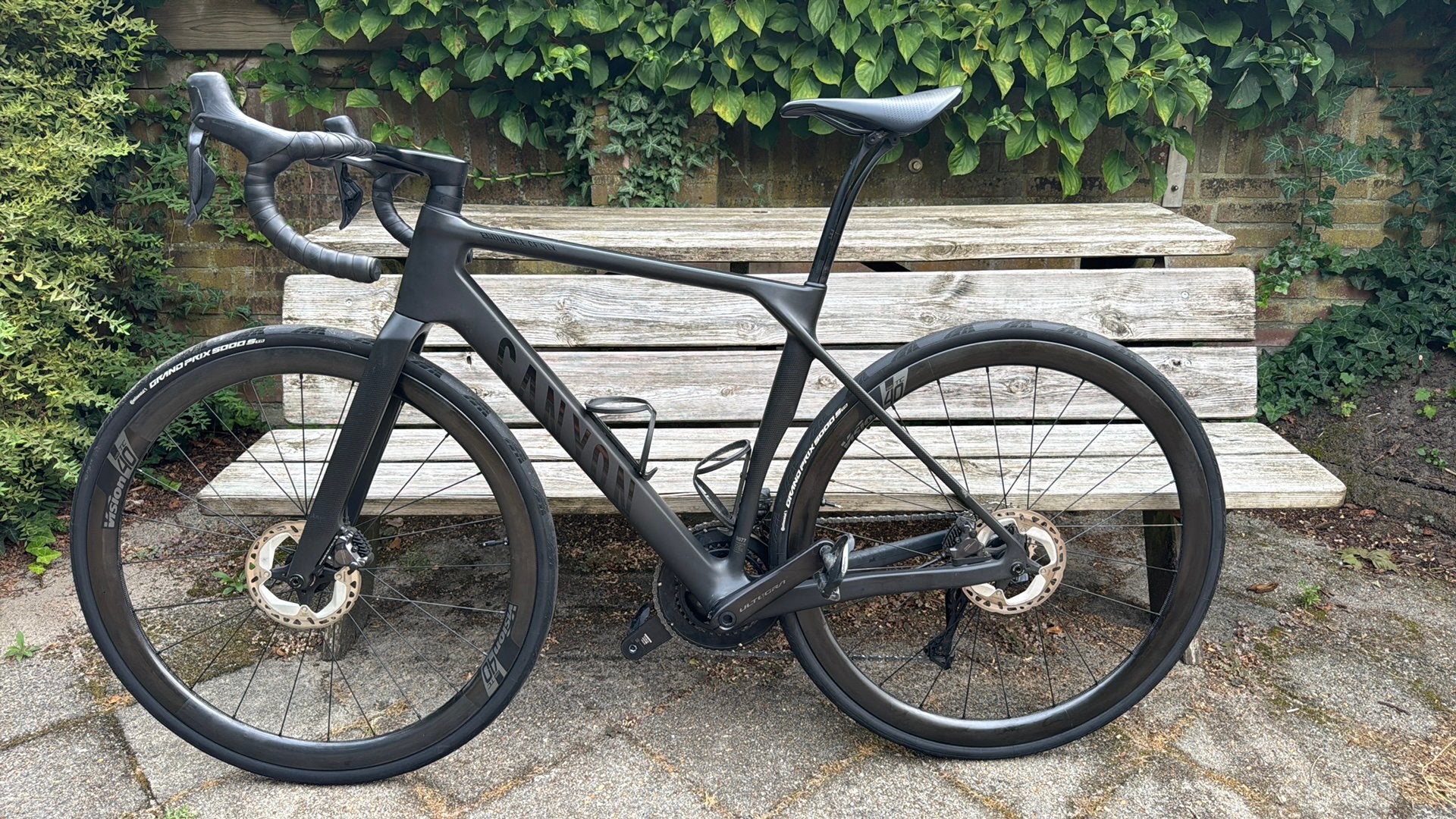 Canyon Endurace CF SLX 8 Di2, Carbon, Zo goed als nieuw, Meer dan 20 versnellingen, 53 tot 57 cm