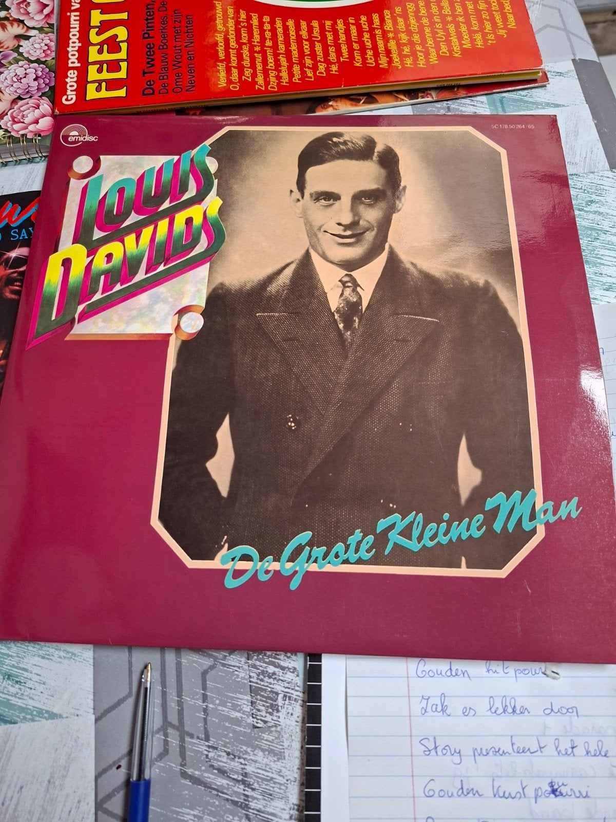 LP Louis Davids ( dubbel lp), Ophalen of Verzenden