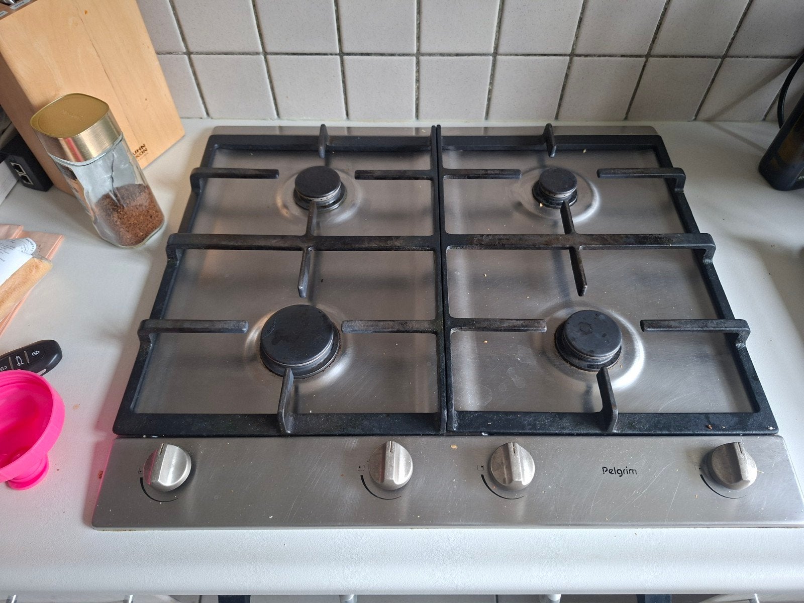 Pelgrim gaskookplaat - Wegens overstap naar inductie, Witgoed en Apparatuur, Ophalen, Gebruikt, 4 kookzones, Inbouw