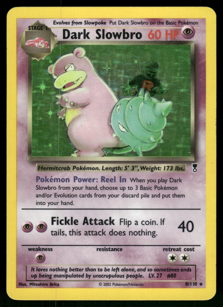Dark Slowbro 8/110 - Legendary Collection (EX), Hobby en Vrije tijd, Verzamelkaartspellen | Pokémon, Verzenden, Gebruikt