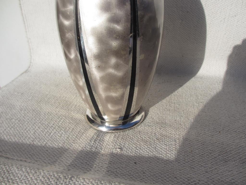Antieke Art Deco vaas WMF Ikora verzilverd, Ophalen of Verzenden