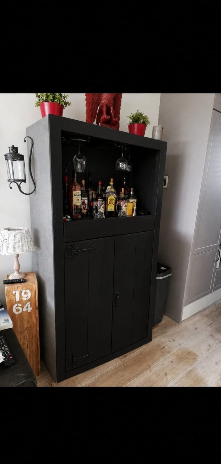 Douglas Houten Barkast met Smart LED Verlichting, Huis en Inrichting, Ophalen, Gebruikt