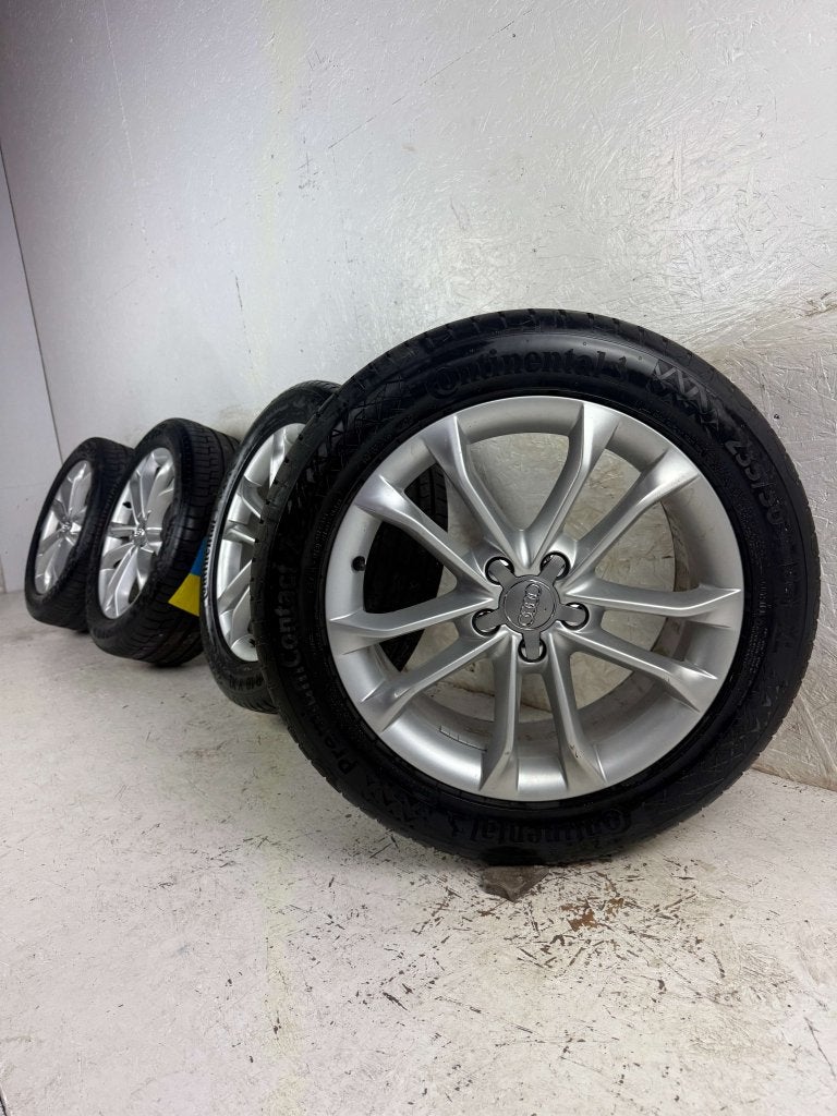 Originele Audi Q3 A3  Q2 velgen 18" 5x112 zomerset 7mm, Auto-onderdelen, Banden en Velgen, Niet ingevuld, 18 inch, Gebruikt, Banden en Velgen