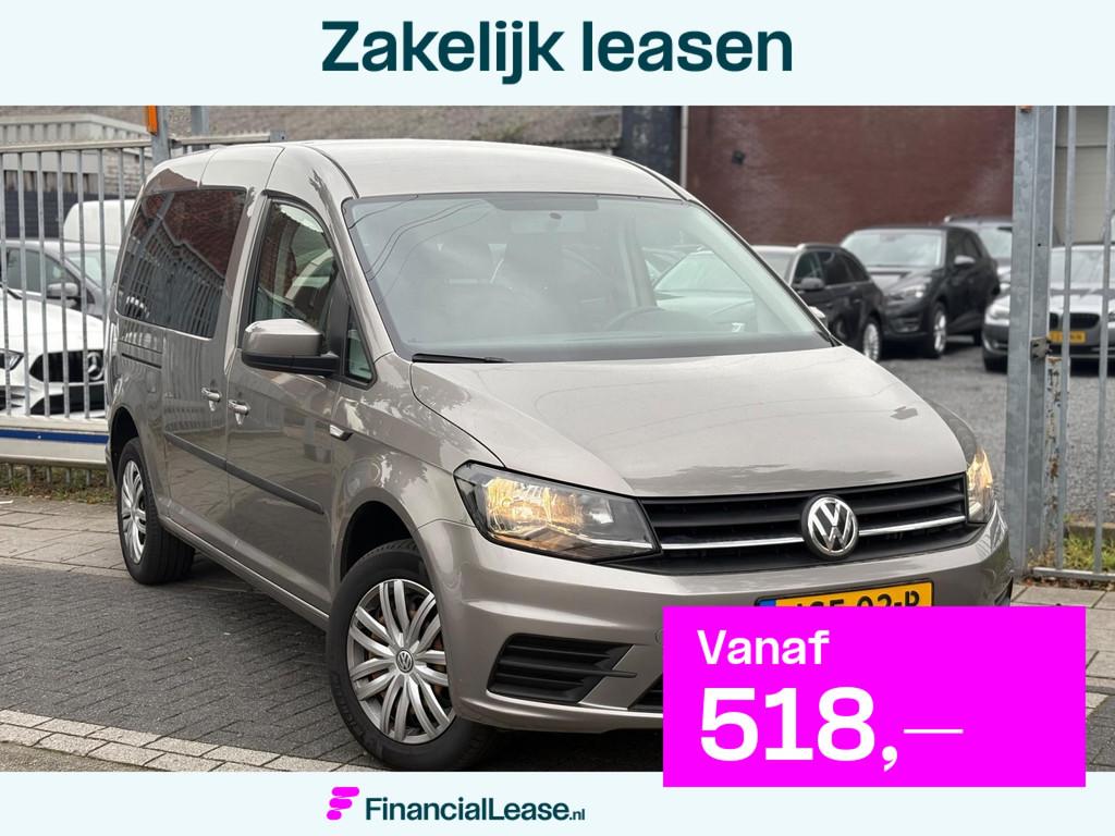 Volkswagen Caddy 1.4 TSI 5+1 Rolstoelvervoer | Navigatie | A, Stof, Gebruikt, Bruin, Metallic lak