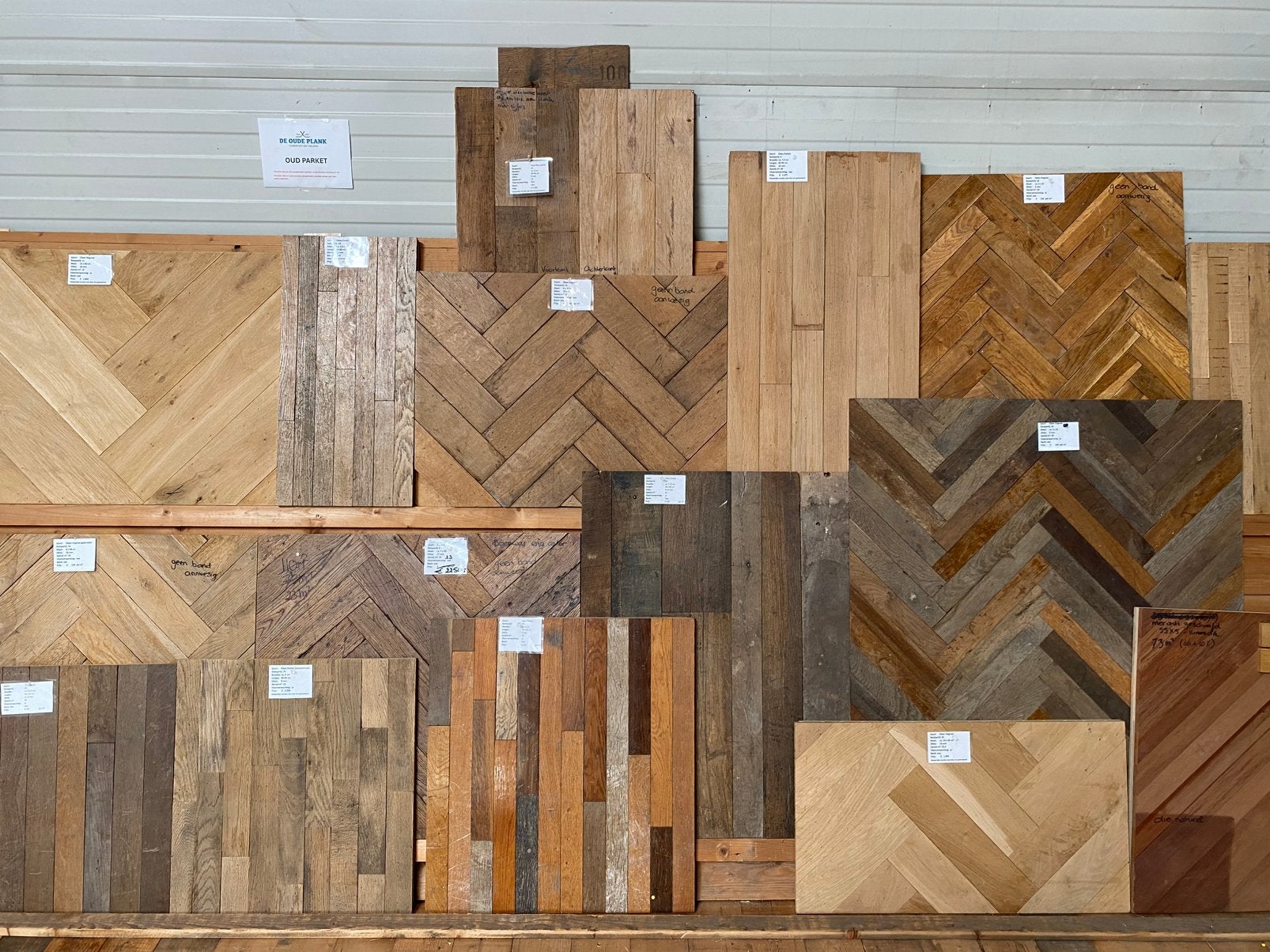 Oud parket - diverse kleine partijen, Overige materialen, Gebruikt, Overige typen, 5 tot 10 m²