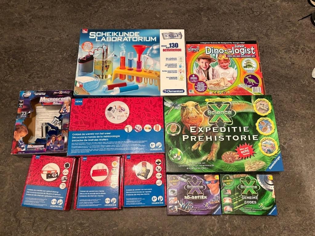 Diverse experimenteer sets voor kinderen, Ophalen, Gebruikt, Elektronica