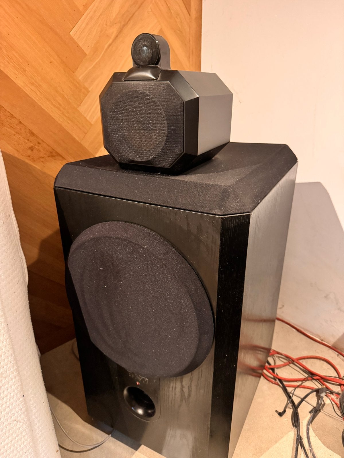 Set B&W 801 Matrix luidsprekers, 150 watt of meer, Stereo speakers, Gebruikt, Ophalen of Verzenden