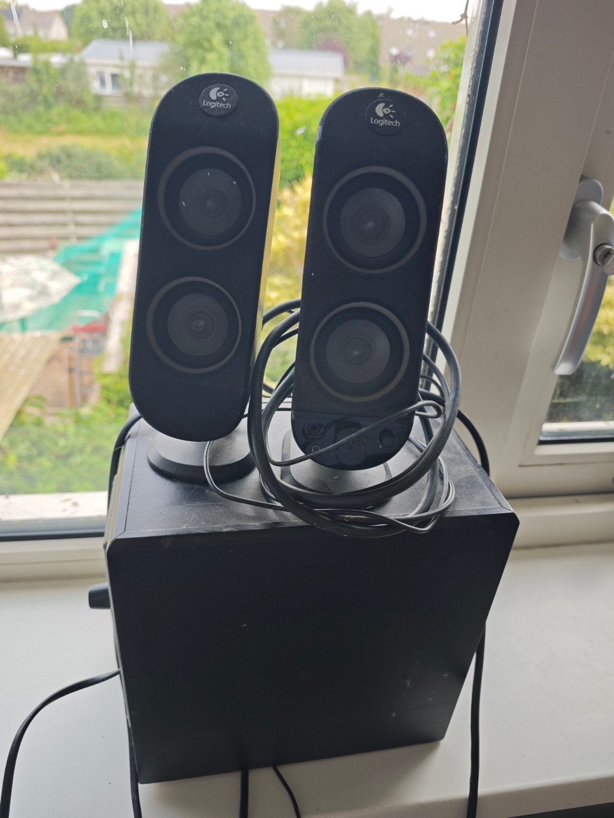 Logitech 2.1 Luidsprekerset met Subwoofer, Computers en Software, Pc speakers, Ophalen of Verzenden, Gebruikt, Audiokanaal 2.1