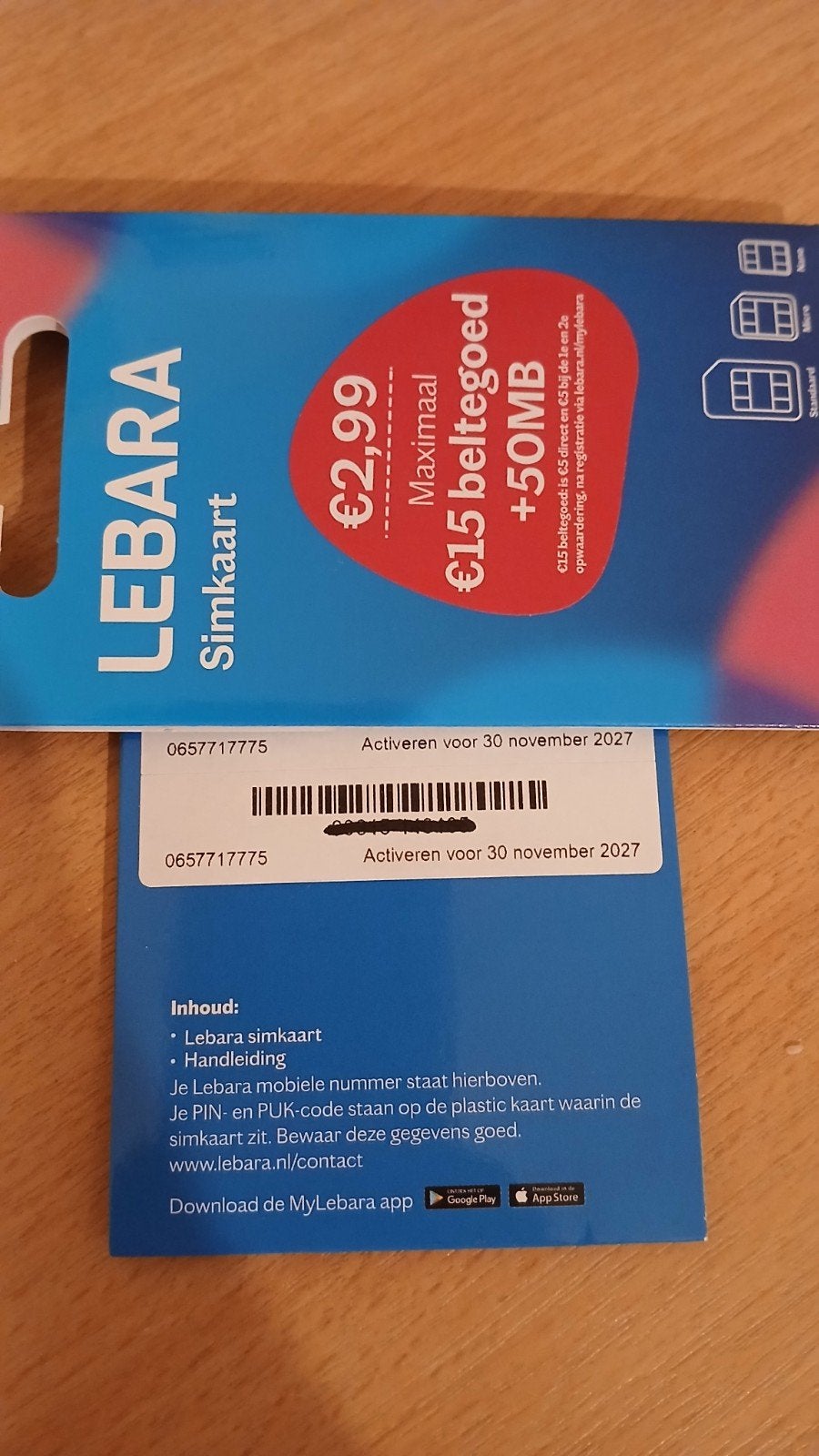 MOOI NUMMER 0657717775, Telecommunicatie, Ophalen of Verzenden, Nieuw, KPN, Simkaart