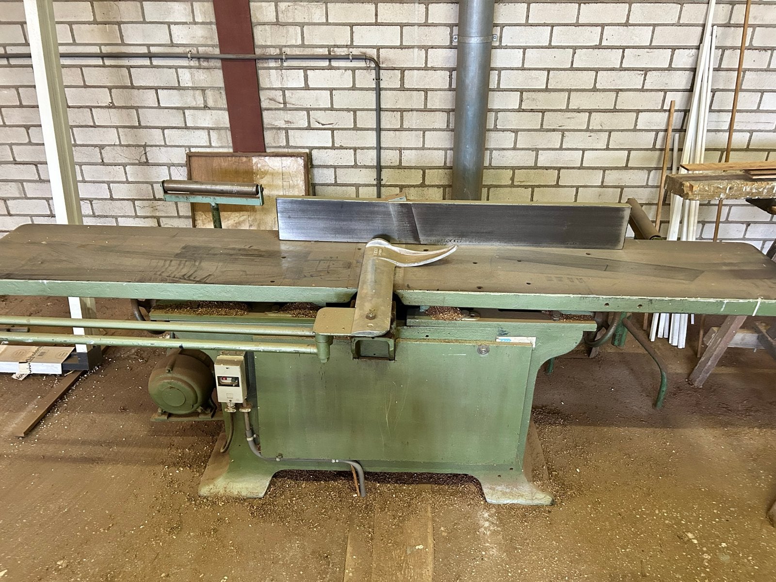 Robuuste vlakbank/vandiktebank voor houtbewerking, Ophalen