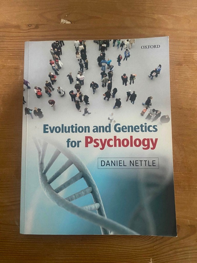 Evolution & Genetics For Psychology, Boeken, Studieboeken en Cursussen, Zo goed als nieuw, HBO, Beta, Ophalen of Verzenden