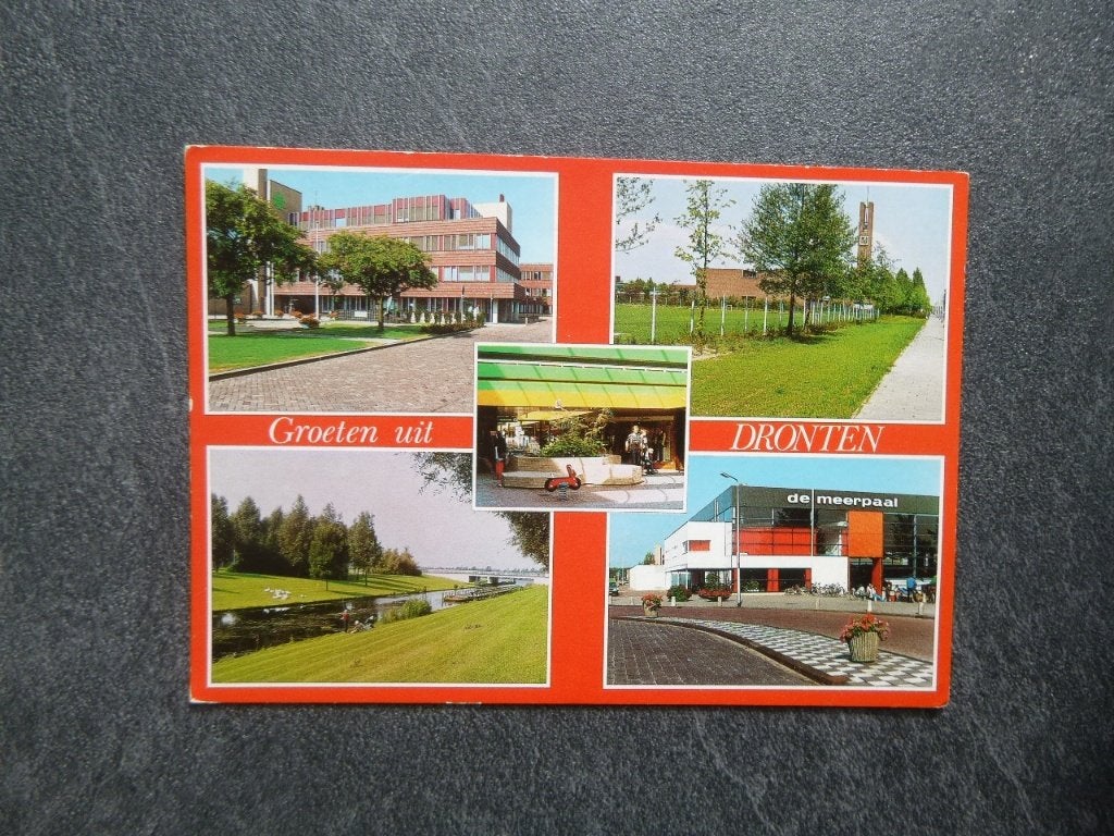 Dronten, de Meerpaal 1988, Verzenden, 1980 tot heden, Gelopen, Noord-Brabant