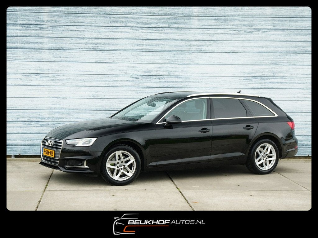 Audi A4 Avant 40 TFSI 190Pk Parkeersensor V+A Navi Airco, Gebruikt, 1984 cc, A4, Zwart
