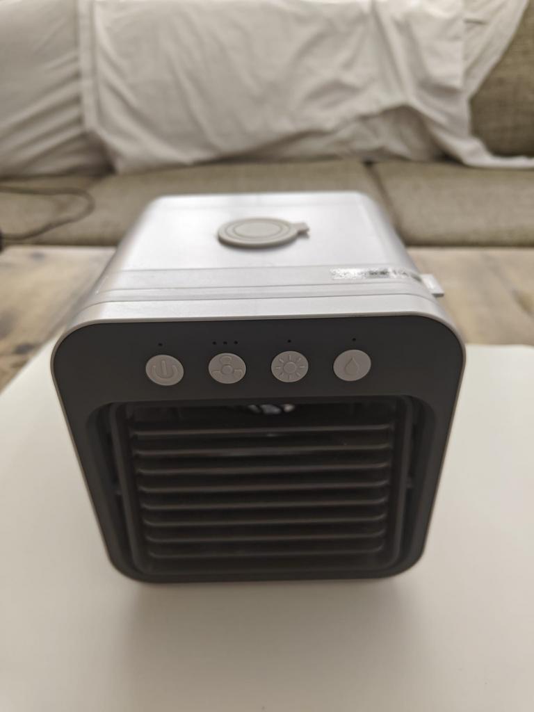 Nor-Tec luchtkoeler met RGB-LED licht Incl lader, Tafel- of Grondventilator, Minder dan 60 m³, 3 snelheden of meer, Ophalen of Verzenden