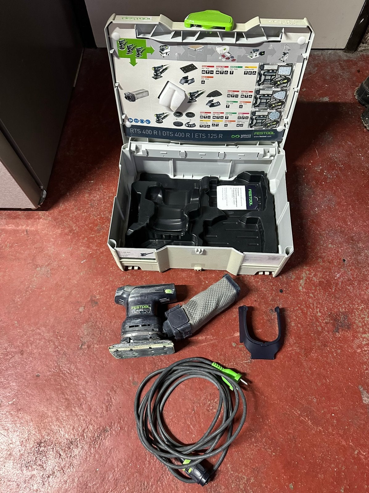 Festool 400 REQ-plus schuurmachine, Ophalen, Gebruikt
