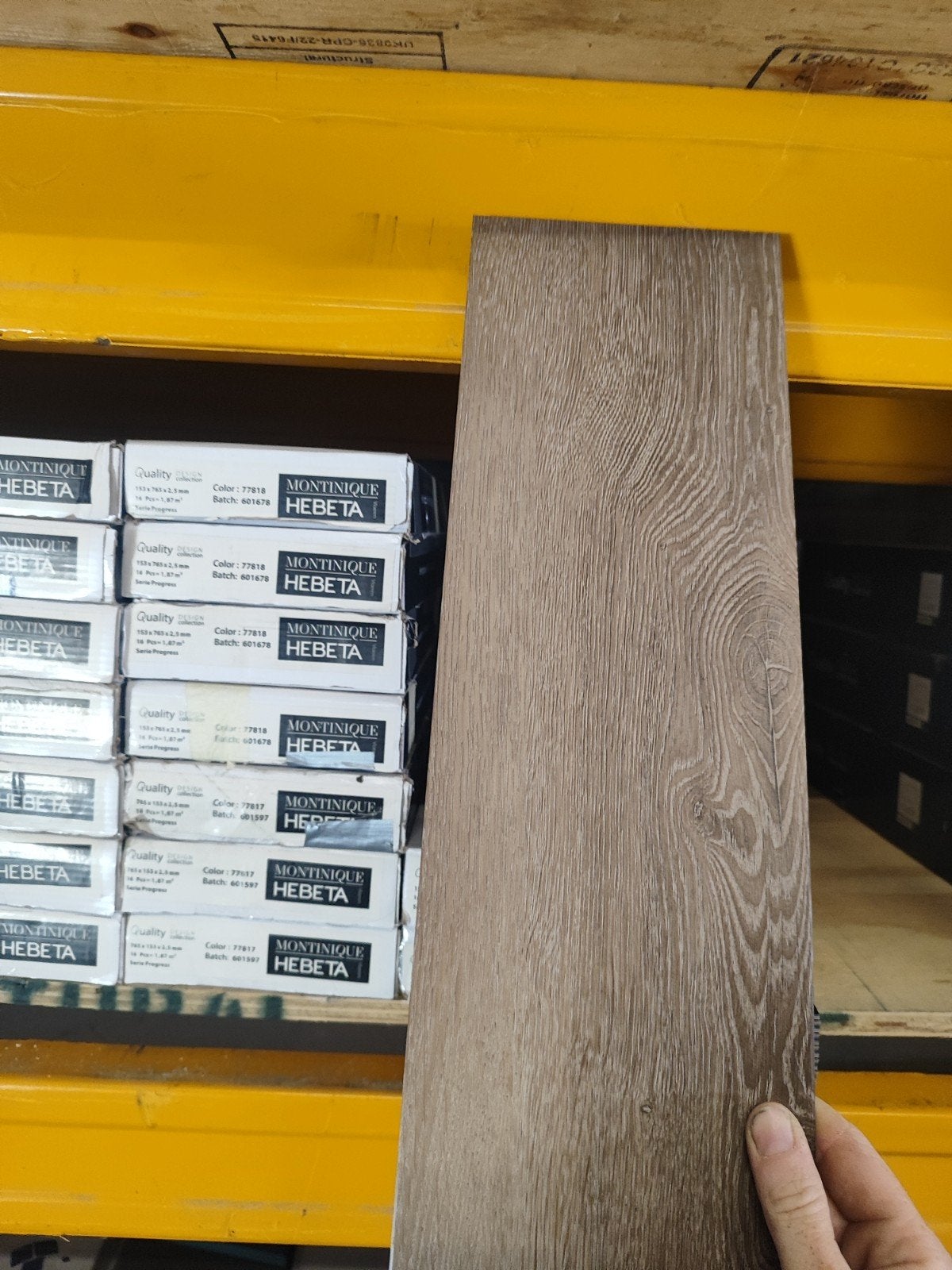 montiniqeu hebeta visgraat pvc 77818 13.09m2, Ophalen, Nieuw, 10 tot 25 m², Overige typen