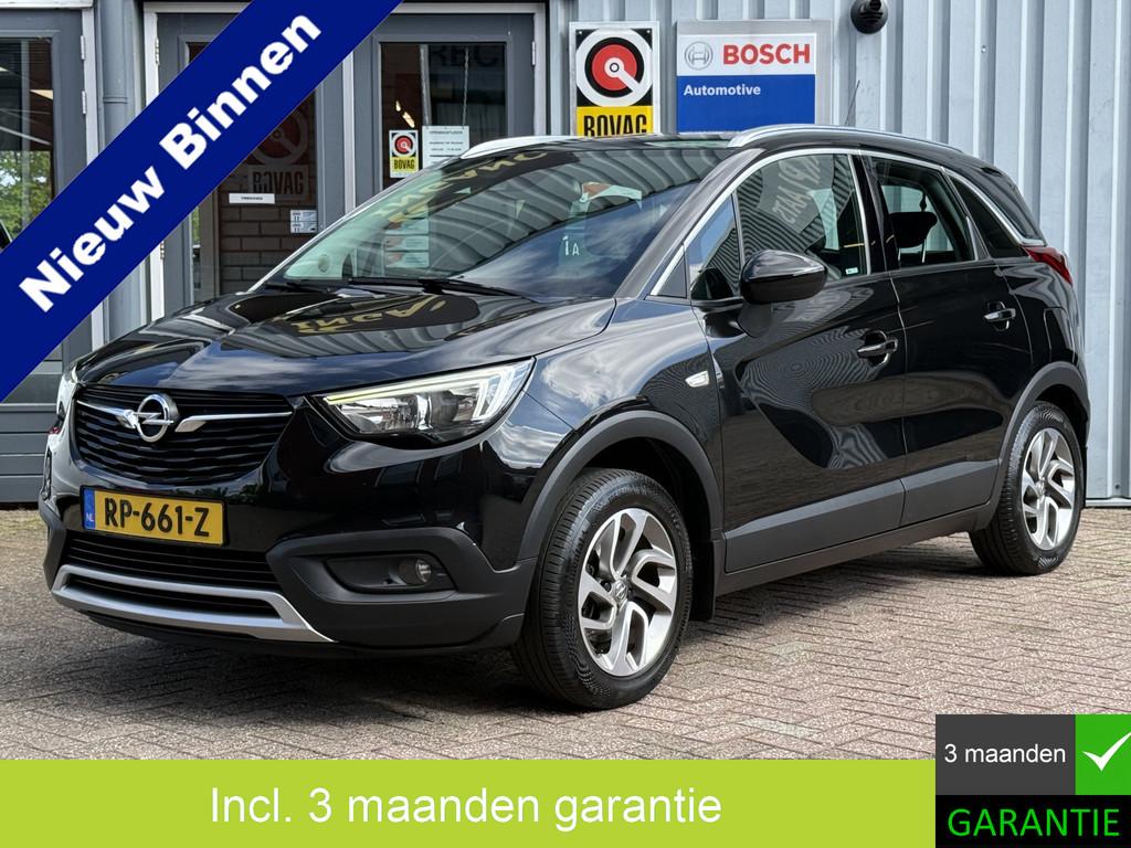 Opel Crossland X 1.2 Turbo Innovation | DEALER ONDERHOUDEN |, 840 kg, Gebruikt, 1199 cc, Leder en Stof
