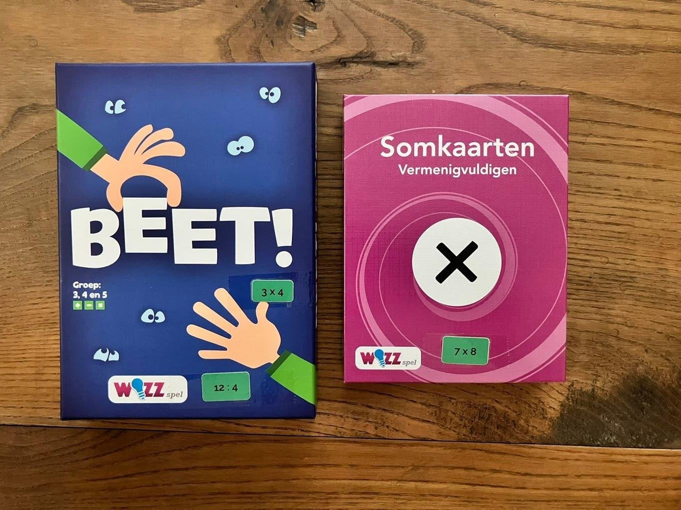 Wizz rekenspellen, BEET!, Somkaarten, vermenigvuldigen.Nieuw, Ophalen, Nieuw, Rekenen