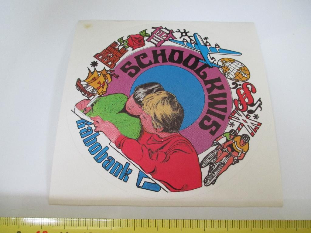 sticker RABOBANK Schoolkwis, Ophalen, Zo goed als nieuw