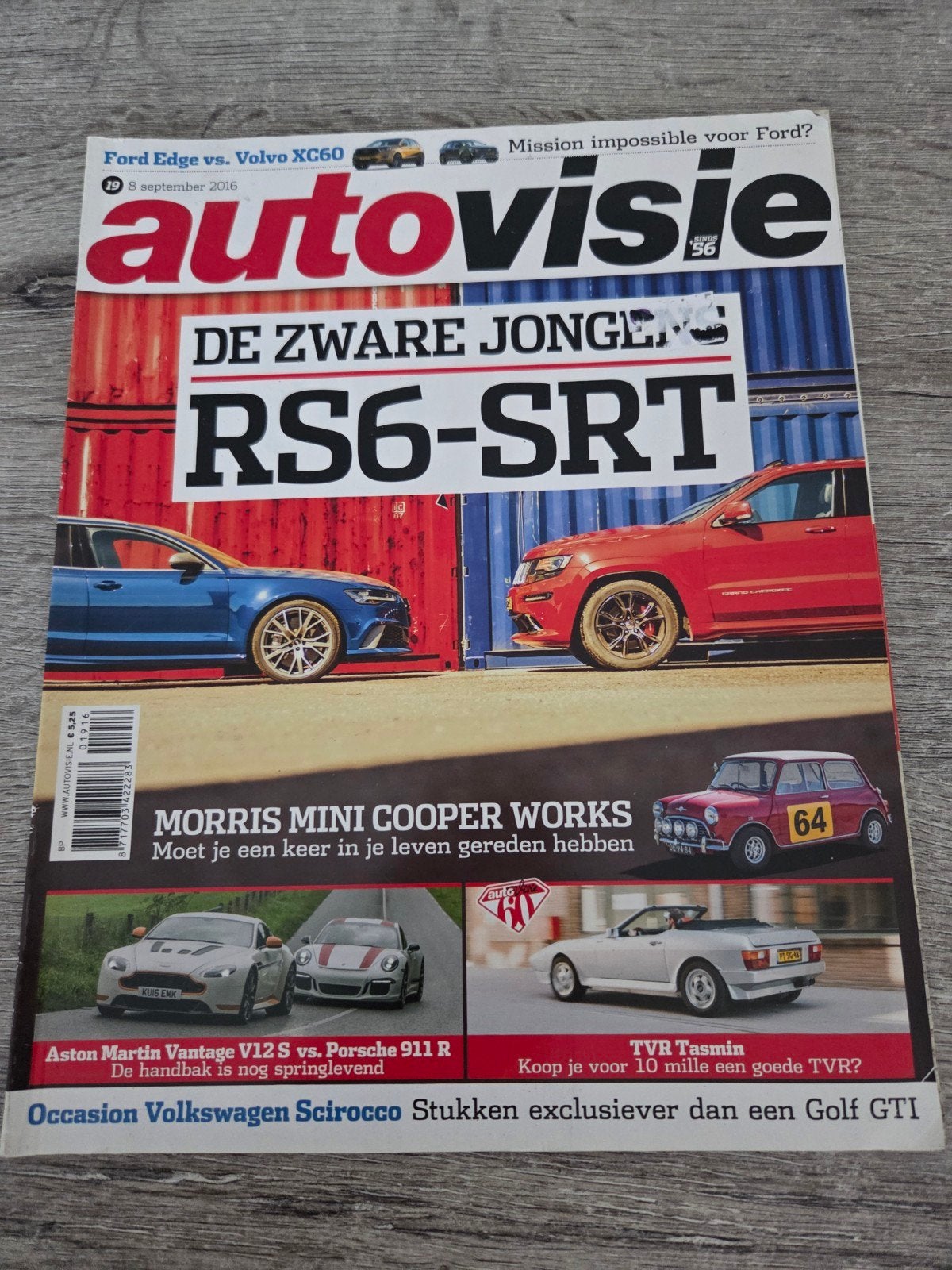 Autovisie Magazine - 8 September 2016, Ophalen of Verzenden, Gelezen, Overige typen
