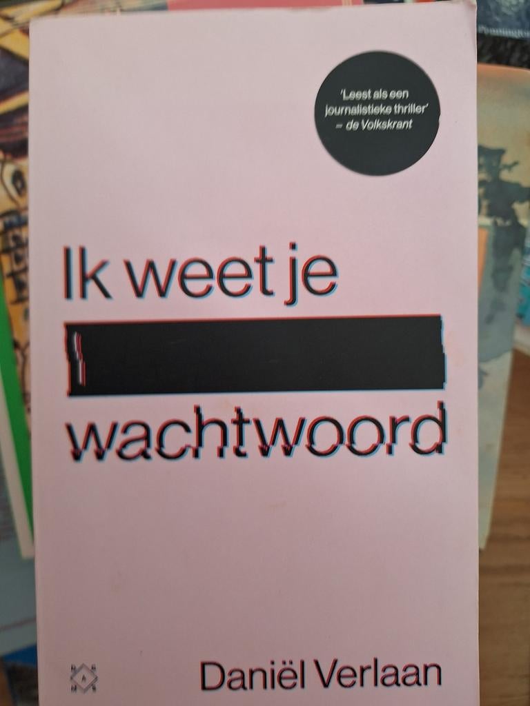 Ik weet je wachtwoord

Verlaan ZGAN, Ophalen of Verzenden, Zo goed als nieuw, Nederland
