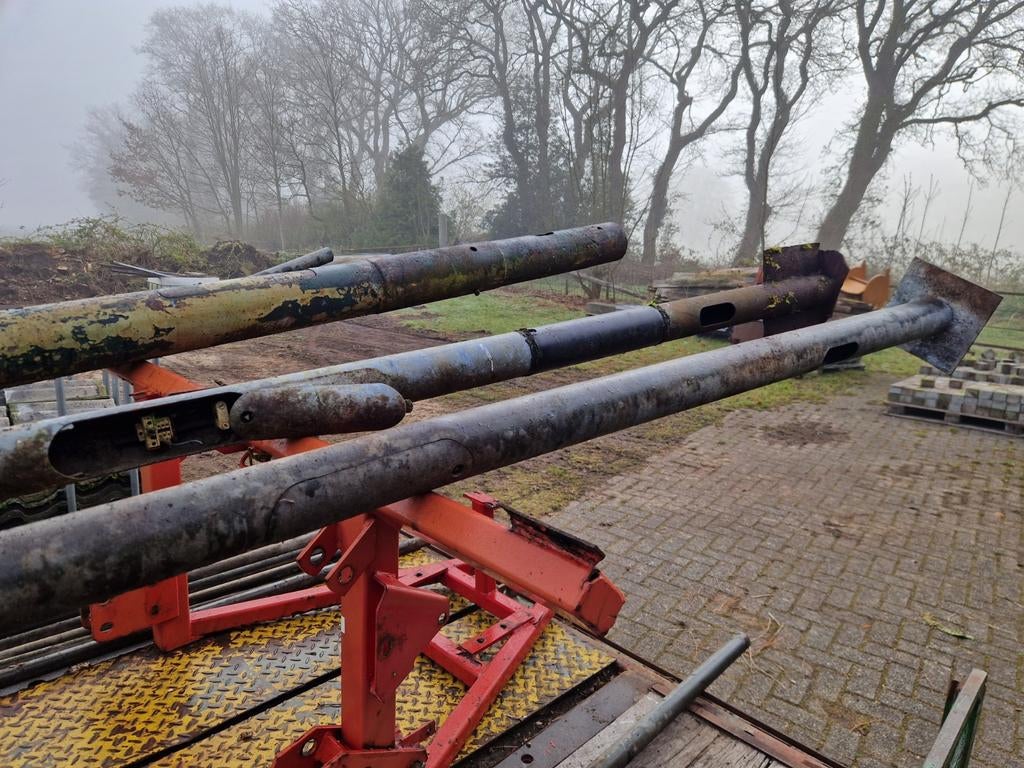 2 x lantaarnpaal, Ophalen of Verzenden, Gebruikt, IJzer
