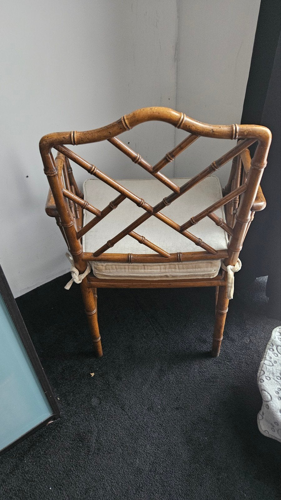 Vintage Chinese Chippendale Fauteuil - Hollywood Regency, Ophalen