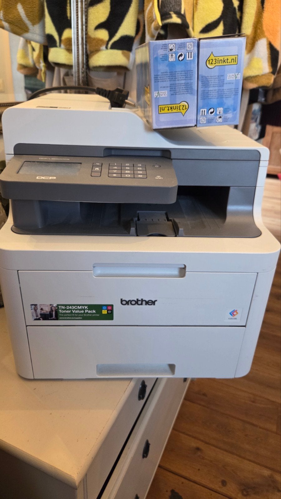 Brother DCP-L3550CDW All-in-one kleurenlaserprinter, Computers en Software, All-in-one, Draadloos, Ophalen of Verzenden, Zo goed als nieuw