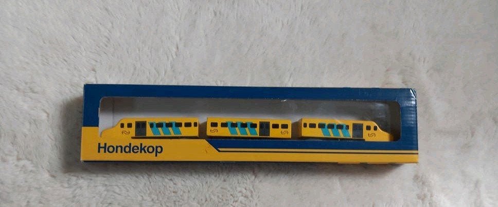 Hondekop houten trein - Spoorwegmuseum editie, Ophalen of Verzenden, Zo goed als nieuw