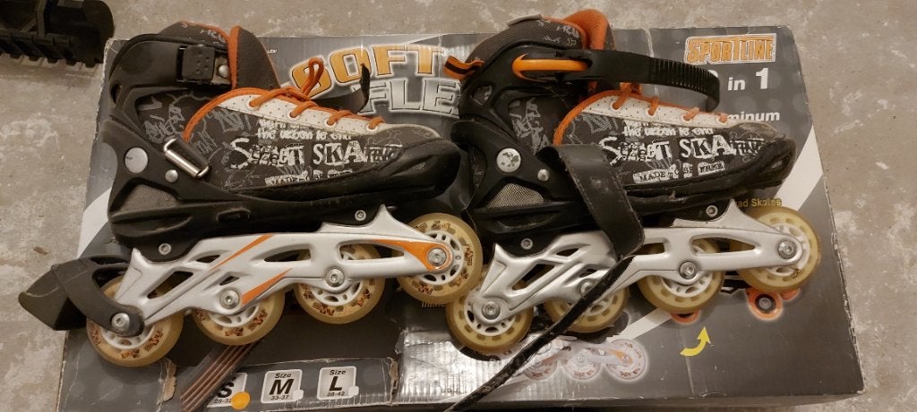 3 in 1 inline skates , Roler skates en schaatsen, Sport en Fitness, Ophalen of Verzenden, Zo goed als nieuw, Overige typen, Overige merken
