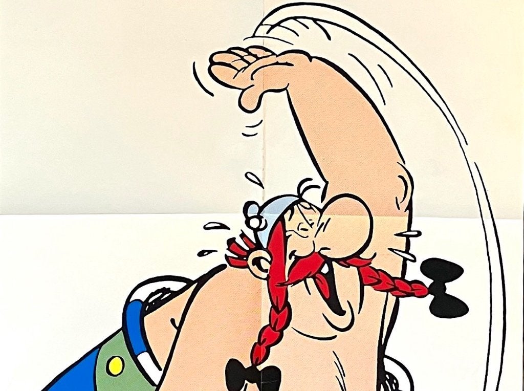 Asterix en Obelix - Jaren 80 originele filmposters - 4 stuks, Verzenden, Gebruikt, A1 t/m A3, Film en Tv
