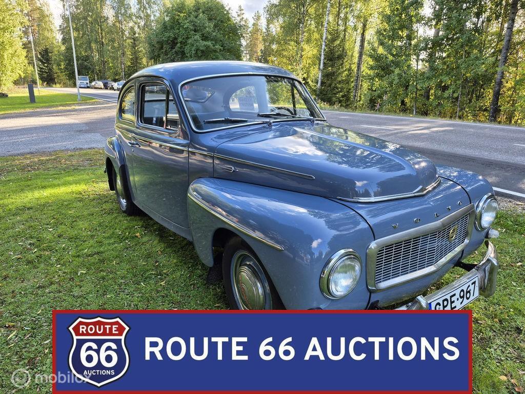 Volvo PV544 | 1960 | Route 66 Auctions, Auto's, Oldtimers, Overige carrosserieën, Zwart, Bedrijf, Handgeschakeld