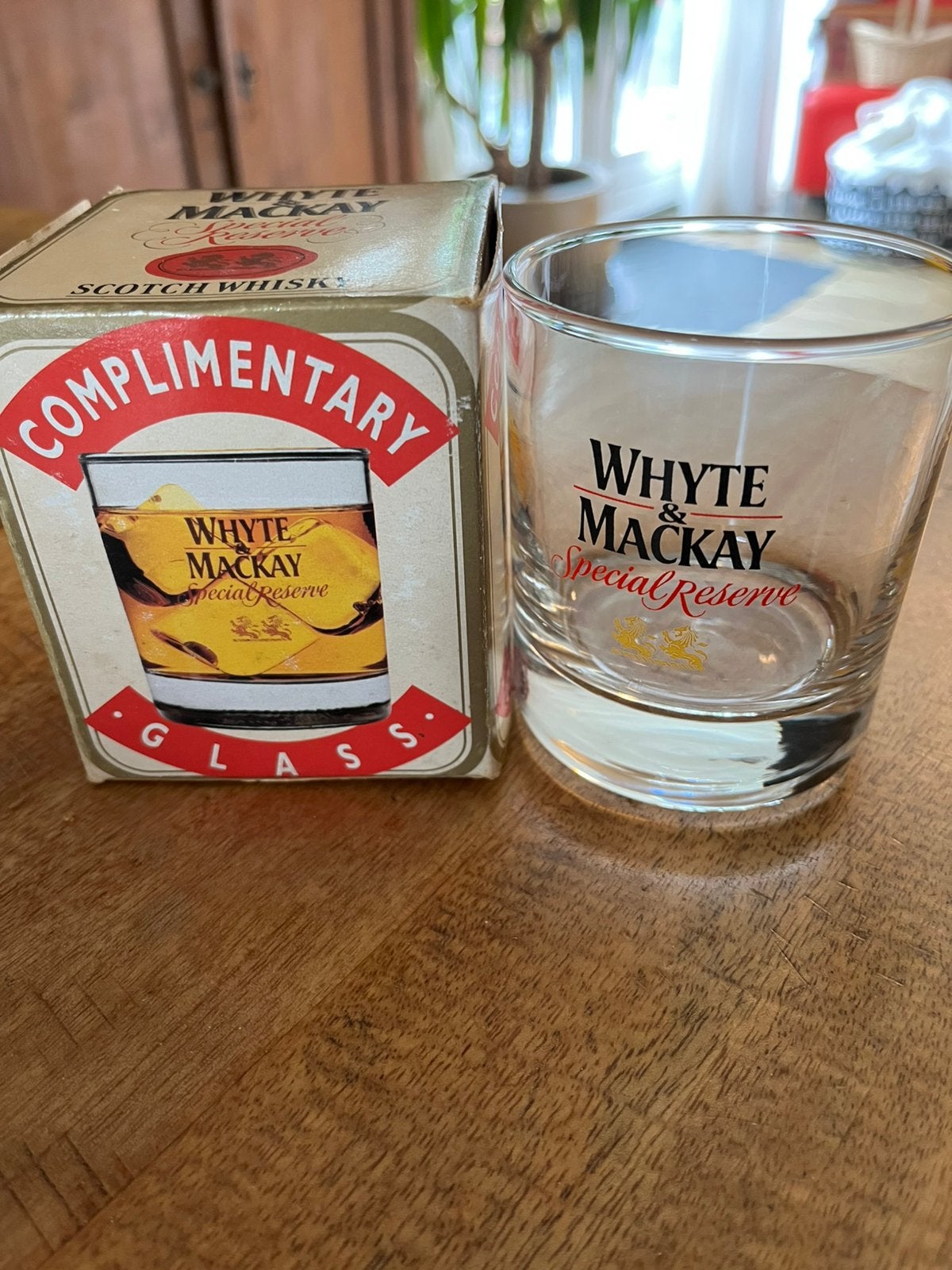 Whyte & Mackay Scotch whisky glas in doos, Ophalen of Verzenden, Zo goed als nieuw, Overige typen