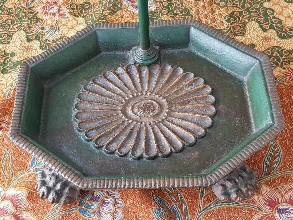 Mooie zware antieke paraplustandaard uit Frankrijk 60,5 cm., Ophalen of Verzenden