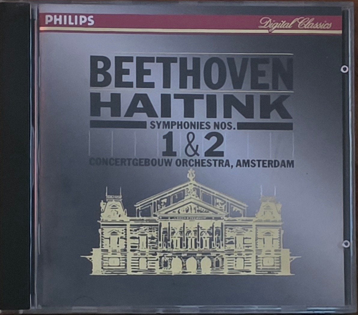 Beethoven: Symfonieën 1 & 2 - Concertgebouworkest Haitink, Ophalen of Verzenden, Classicisme, Zo goed als nieuw, Orkest of Ballet