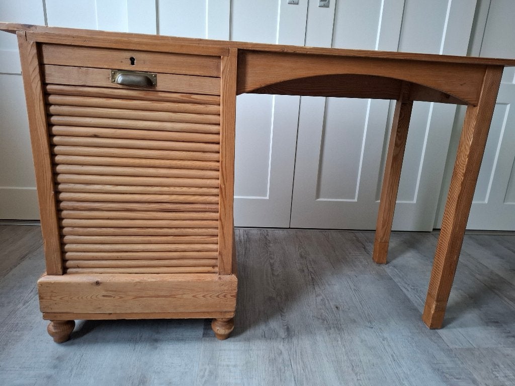 Oud grenen bureautje, Ophalen, Overige typen, Gebruikt, Hout
