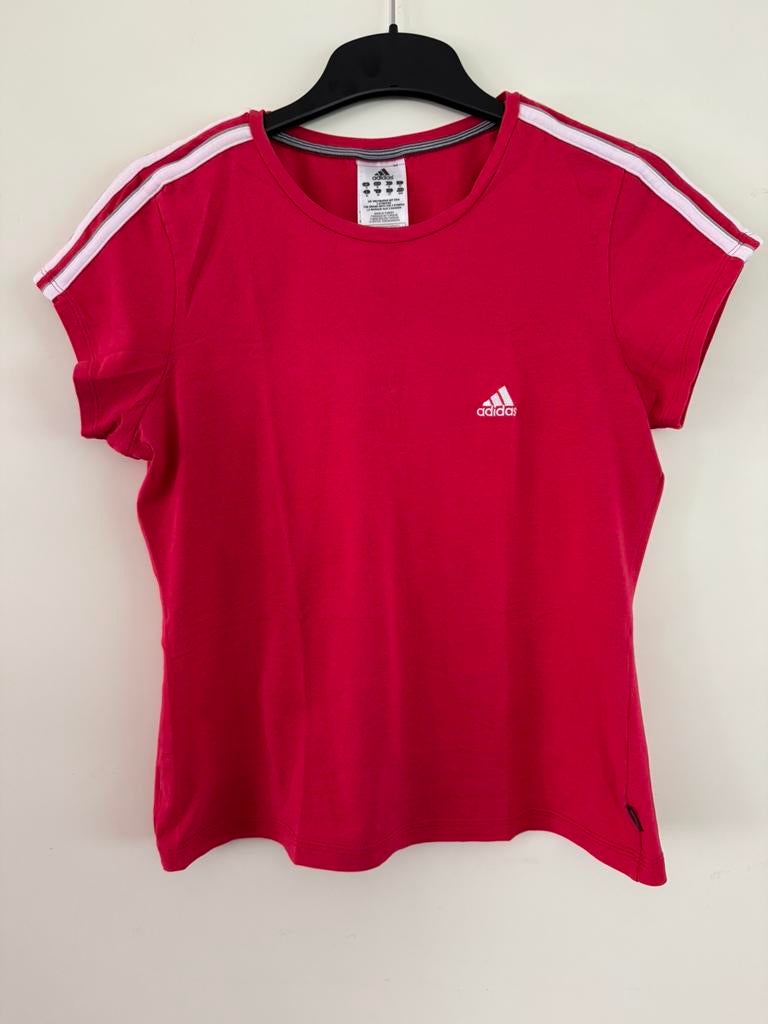 Vintage sportshirt Adidas Elastisch Maat M, Maat 38/40 (M), Ophalen of Verzenden, Fitness of Aerobics, Gedragen