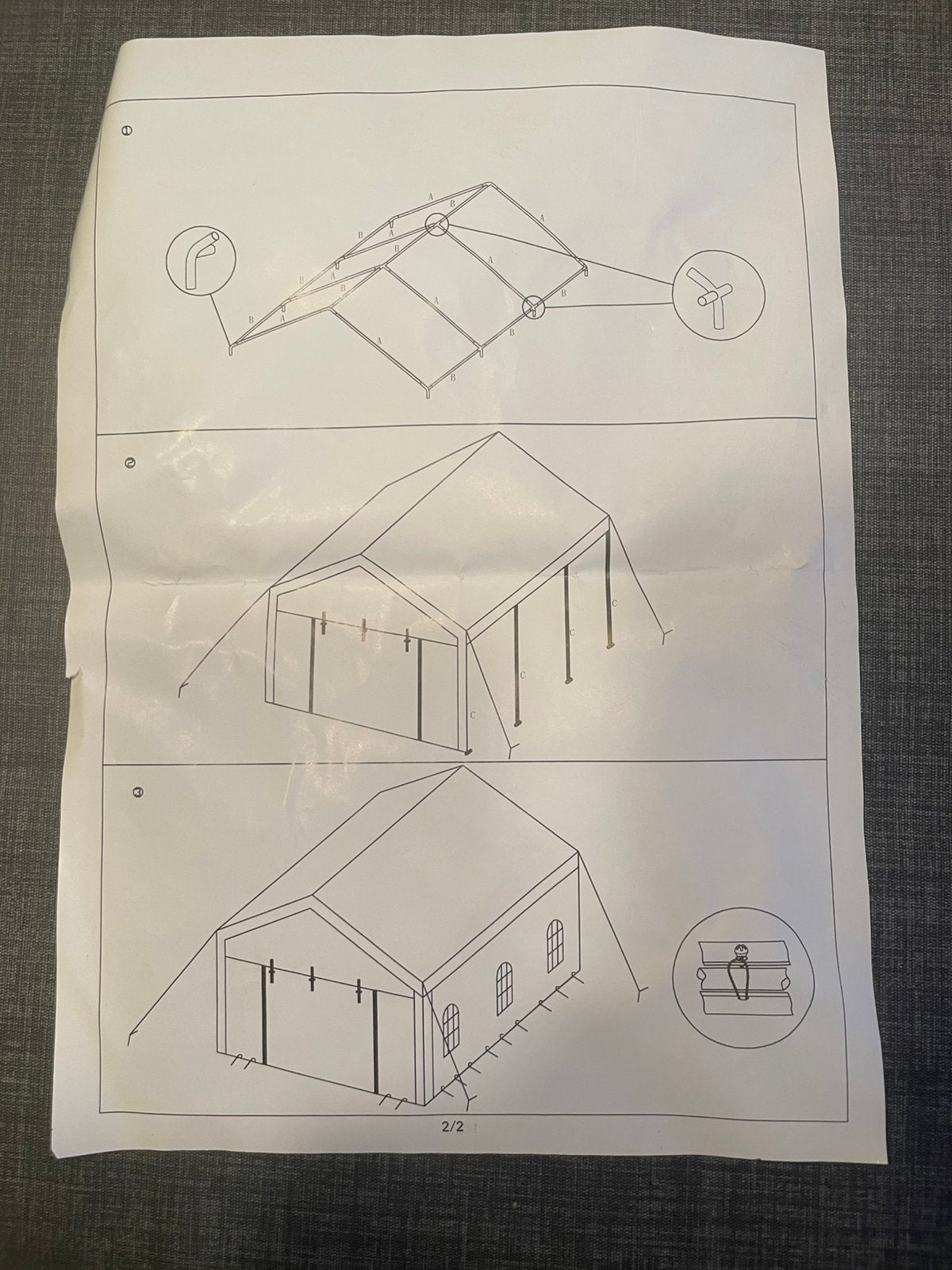 Party tent 6x3, Tuin en Terras, Partytenten, Ophalen, Gebruikt, Partytent, Minder dan 4 meter