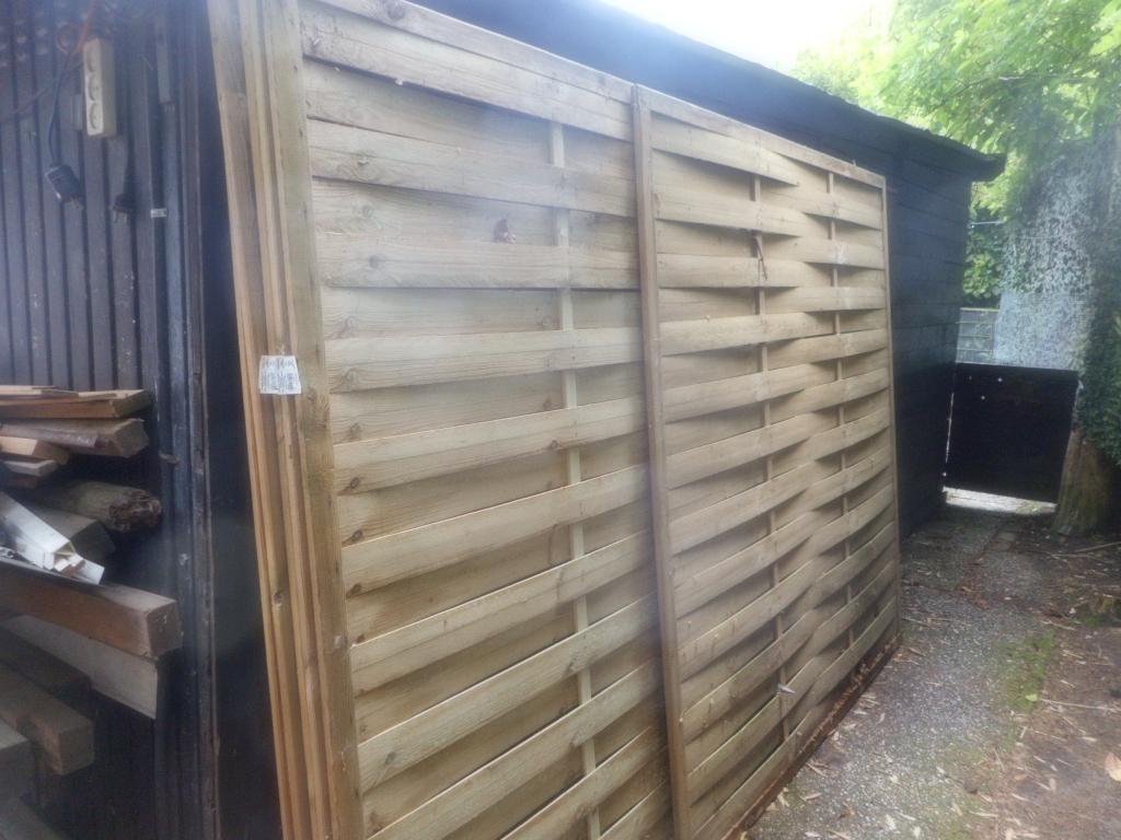 schutting schermen, Tuin en Terras, Schuttingen, 1 tot 2 meter, Minder dan 3 meter, Ophalen of Verzenden, Zo goed als nieuw